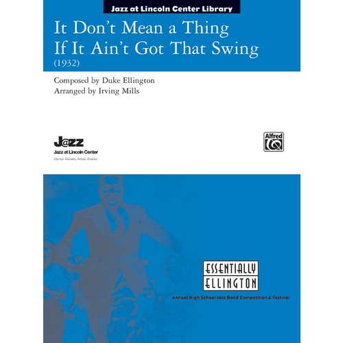 It Don't Mean A Thing JE Gr 3.5 Conductor Score Jazz Ensemble Sheet Music