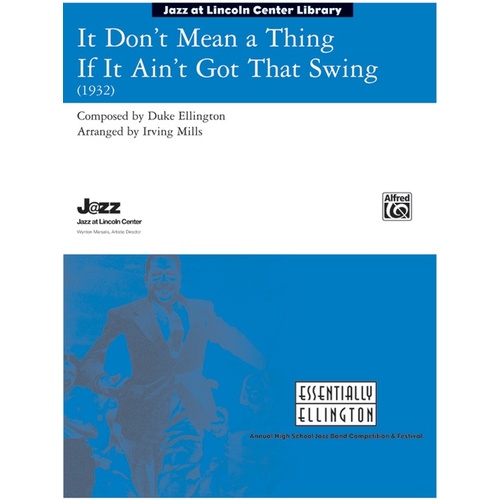 It Dont Mean A Thing Jazz Ensemble Sheet Music Grade 3.5