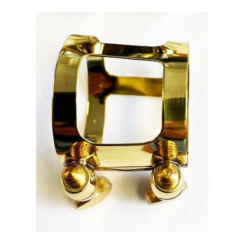 J.Michael Metal Alto Saxophone Ligature - Gold Finish