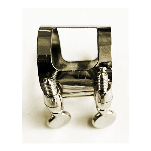 J.Michael Metal Clarinet Ligature Chrome Finish