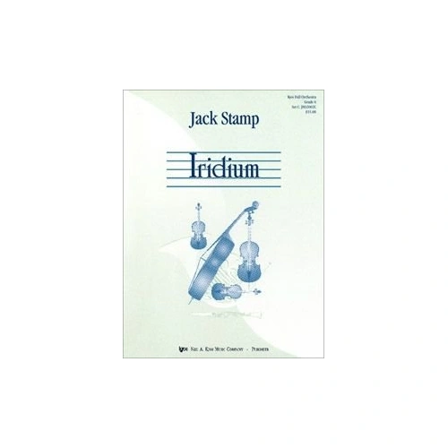 Iridium by Jack Stamp for Orchestra - Neil A. Kjos Music Company, 1996 Edition, 1 Page