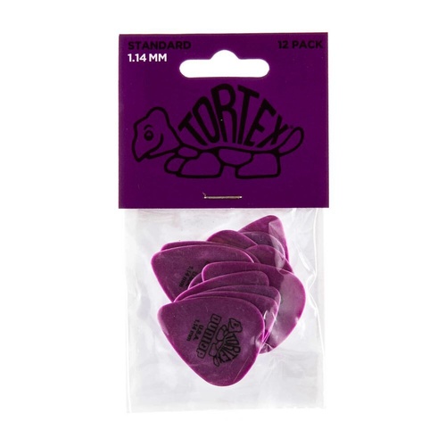 Dunlop Tortex Guitar Pick Player Pick Packs 1.14mm Purple