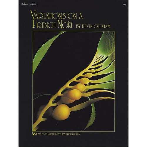 Variations on a French Noel Op. 7 for Piano - Neil A. Kjos Music Company