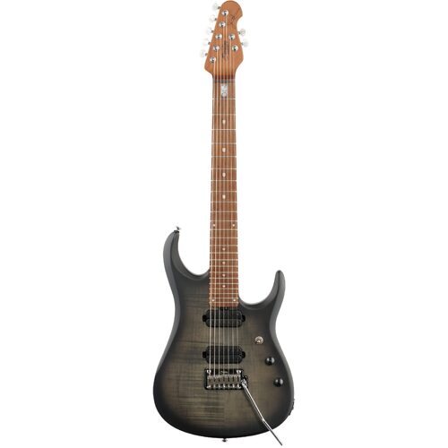 Sterling by Music Man SBMM John Petrucci JP157 Flame Maple, Trans Black Satin Electric Guitar