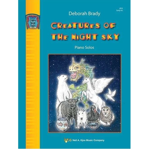 Creatures of the Night Sky for Piano - 24 Pages by Neil A. Kjos Music Company