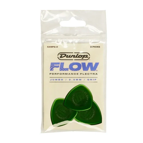 Jim Dunlop Flow Jumbo 2.0mm Players Pack Guitar Picks - 3-Pack