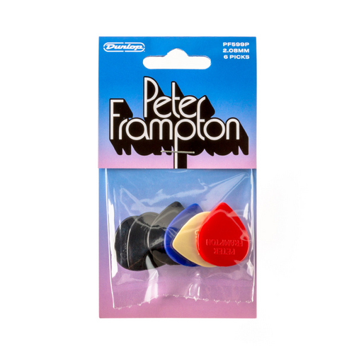 Dunlop Peter Frampton Vintage Jazz Teardrop Pick Pack (6)