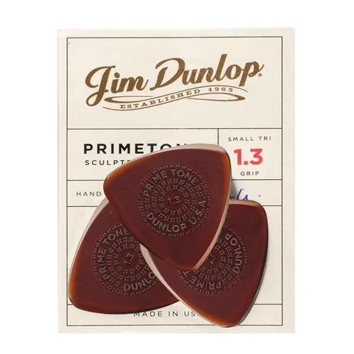 Dunlop Primetone 1.30mm Small Triangle Guitar Picks 3-Pack