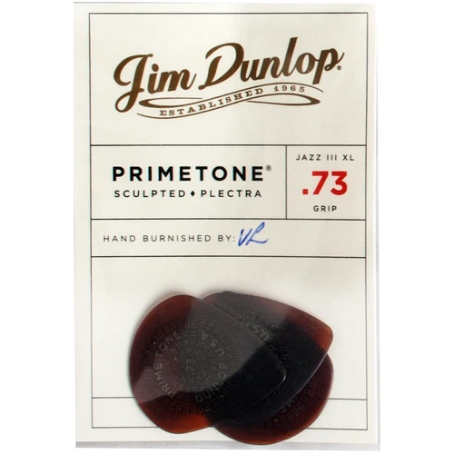 Jim Dunlop Primetone Jazz III XL 0.73mm Guitar Picks - 3-Pack
