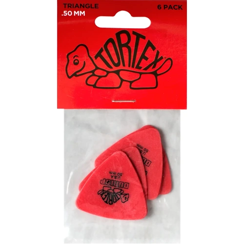 Jim Dunlop .50mm Tortex Triangle Players Pack (6 Picks)