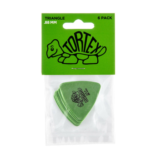 Jim Dunlop Tortex Triangle 0.88mm Players Pack Bag Of 6 Picks 431P