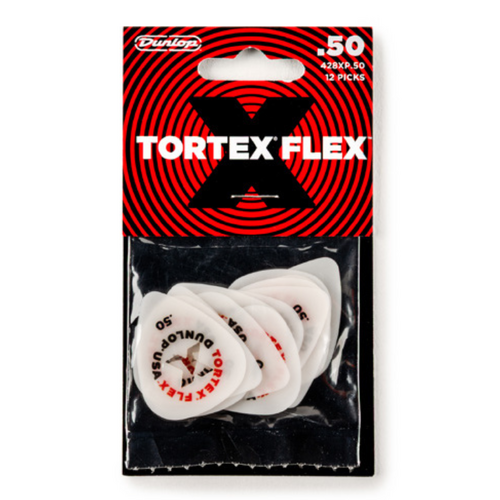 Dunlop Tortex Flex X Player's Pick 12-Pack (.60mm) with Grip