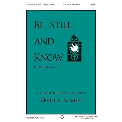 Be Still And Know SATB Book