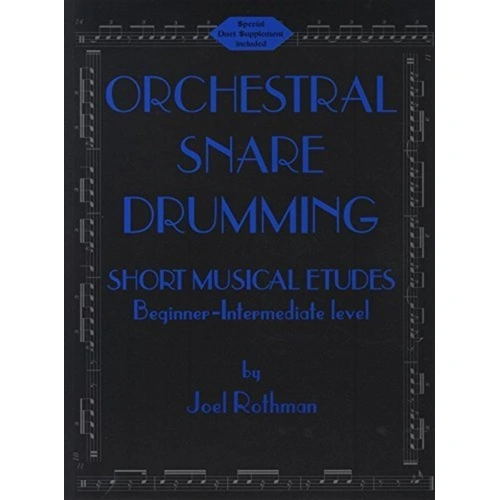 Orchestral Snare Drumming by Joel Rothman - 2 Books for Beginner to Intermediate Level