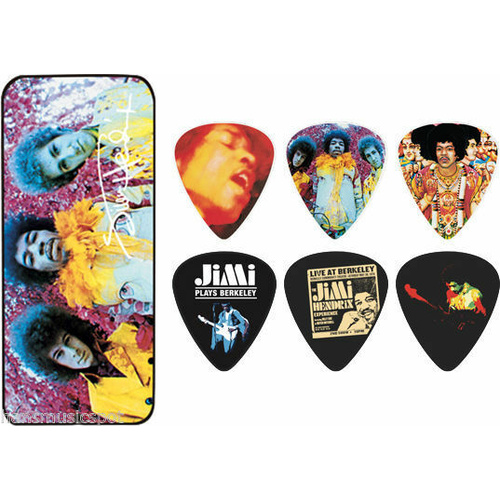 Jim Dunlop Jimi Hendrix Collector Series Are You Experienced Guitar Pick Tin NEW