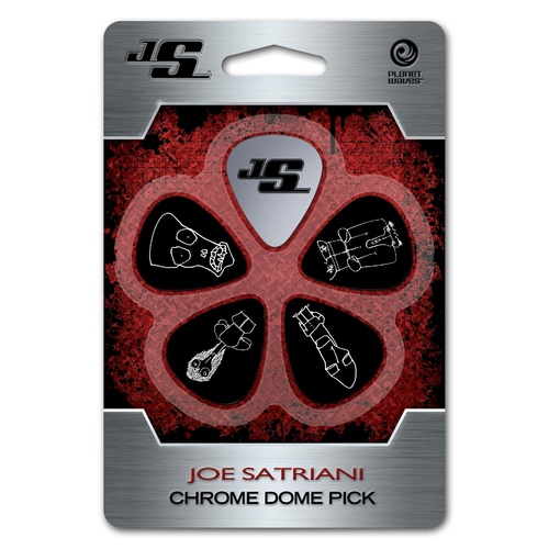 Planet Waves Joe Satriani Chrome Dome Guitar Pick