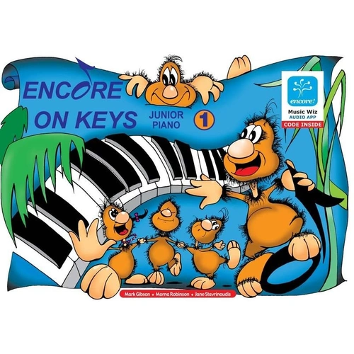 Encore on Keys Junior Piano Level 1 with Audio Files and Flash Cards