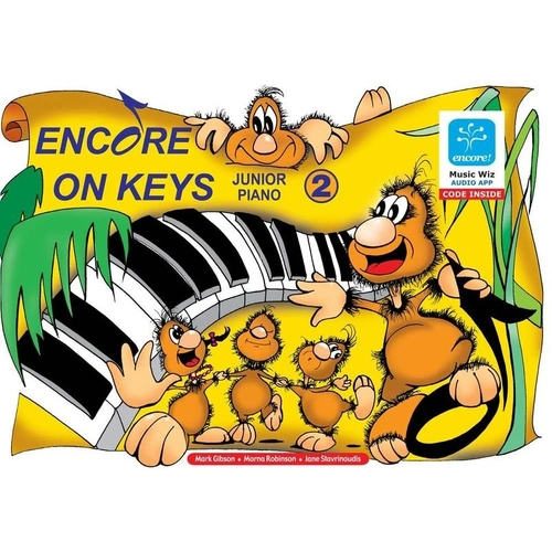 Encore on Keys Junior Piano Level 2 with Audio Files and Flash Cards