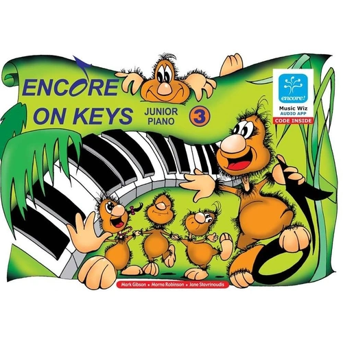 Encore on Keys Junior Piano Level 3 with Audio Files and Flash Cards