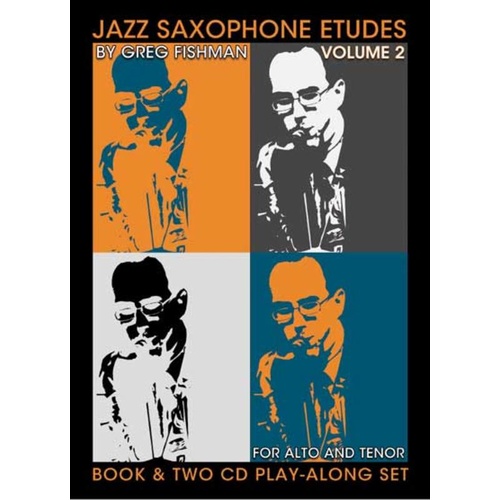 Fishman - Jazz Sax Etudes Vol 2 Book/CD
