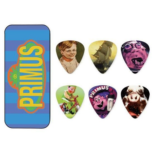 JIM DUNLOP Primus Collector's Pick Tin Includes 6 Tortex Medium Picks