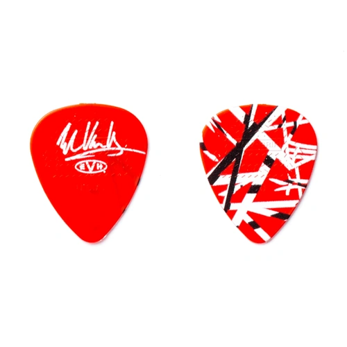 Jim Dunlop EVH Pick Tin - Frankenstein Red - 6 Picks, .60mm Max-Grip