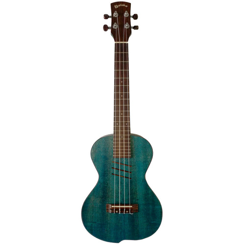 Kealoha JU-Series Tenor Ukulele Offset Design Stained Ocean Blue