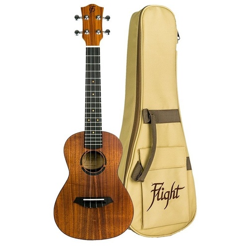 Flight Juliana Acacia Concert Ukulele with Bag
