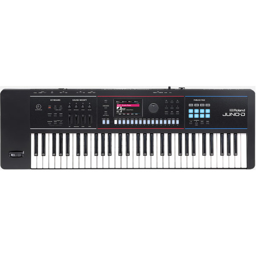ROLAND JUNO-D 61-Key Synthesizer - Portable Pro Sound Engine with 8-Track Sequencer & Extensive Sound Library