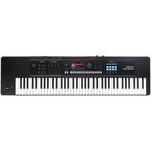 ROLAND JUNO-D 76-Key Synthesizer - Portable Pro Sound Engine with 8-Track Sequencer and Extensive Sound Library