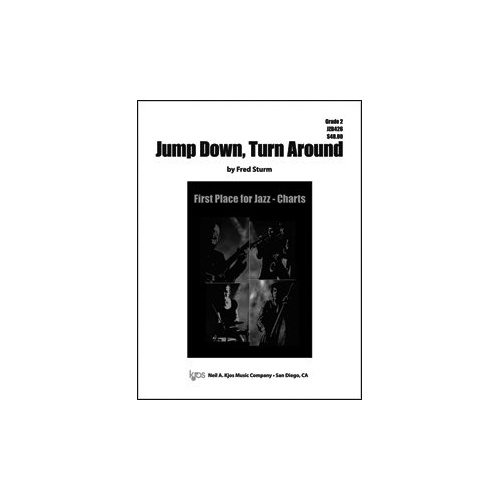 Jump Down Turn Around - Score for Jazz Ensemble