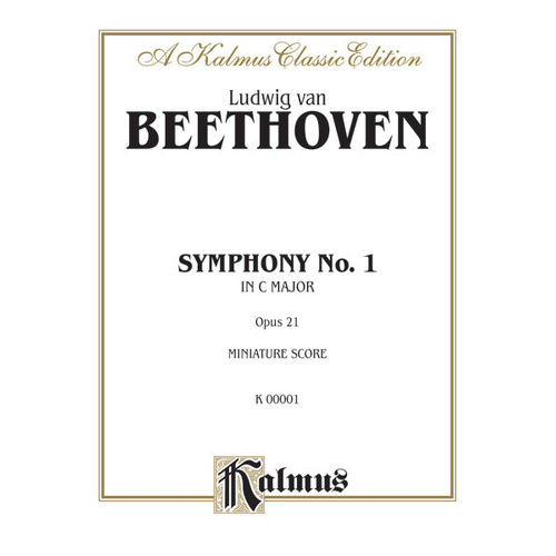 Symphony No 1 Orchestra Sheet Music by Beethoven