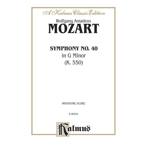 Symphony No 40 K550