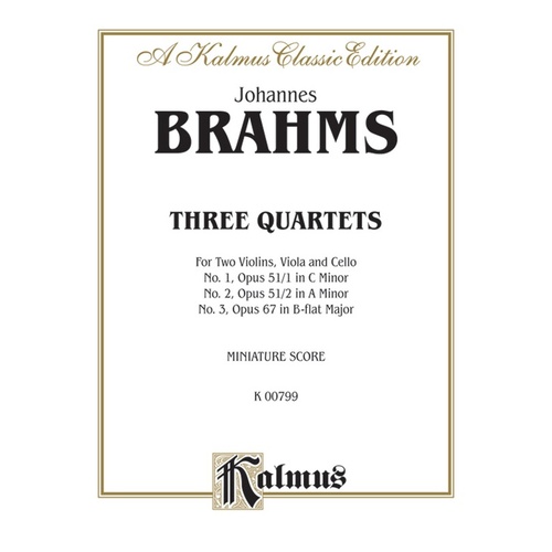 String Quartets 2 Op 51 No 1-2 GR 3-4 Chamber Sheet Music