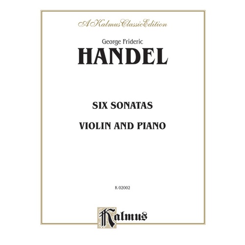 Sonatas 6 for Violin and Piano Sheet Music