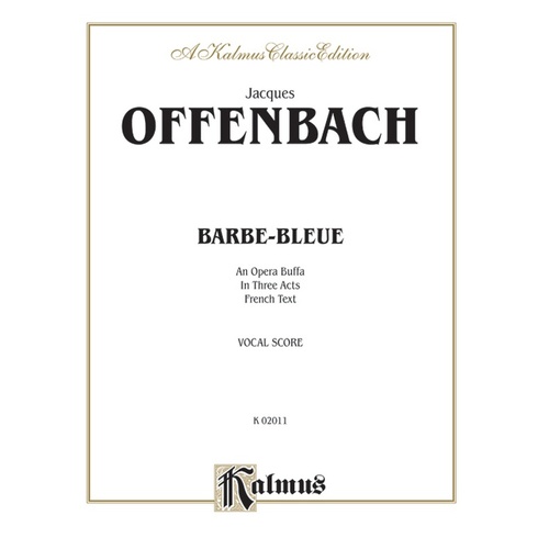 Barbe Bleue Vocal Sheet Music