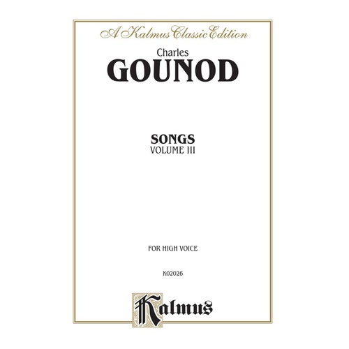 Gounod Songs Book 3 High