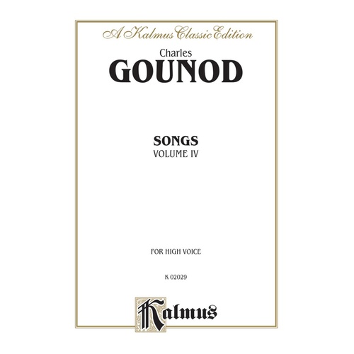 Gounod Songs Book 4 High