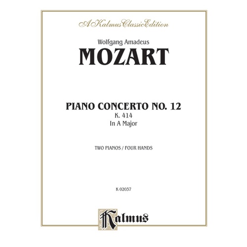 Piano Concerto No 12 K414 2P4H
