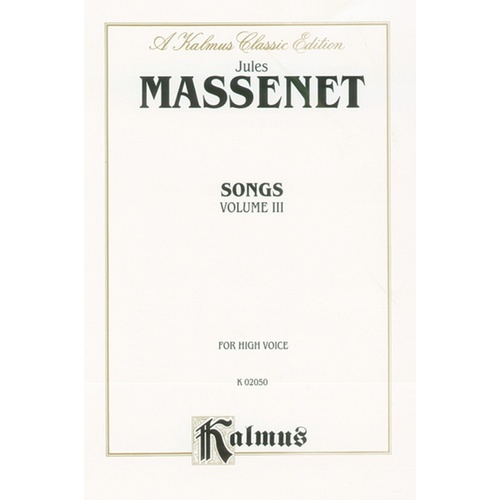 Songs Book 3 High Vocal Sheet Music