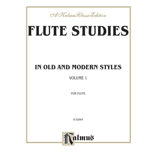 Flute Studies In Old And Modern Styles Book 1