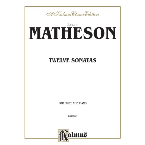 Matheson 12 Sonatas Flute