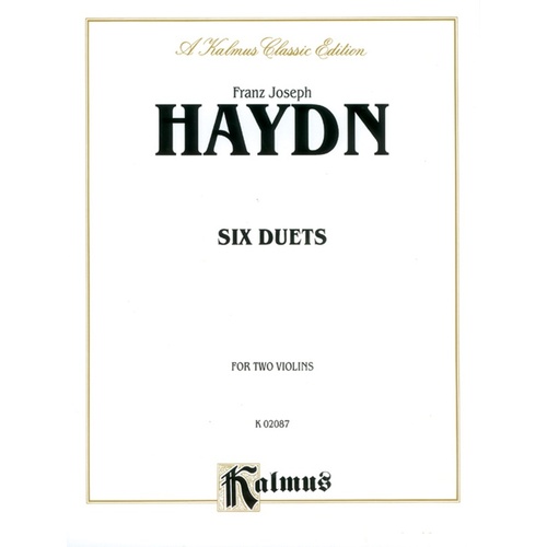 Duets 6 For 2 Violin