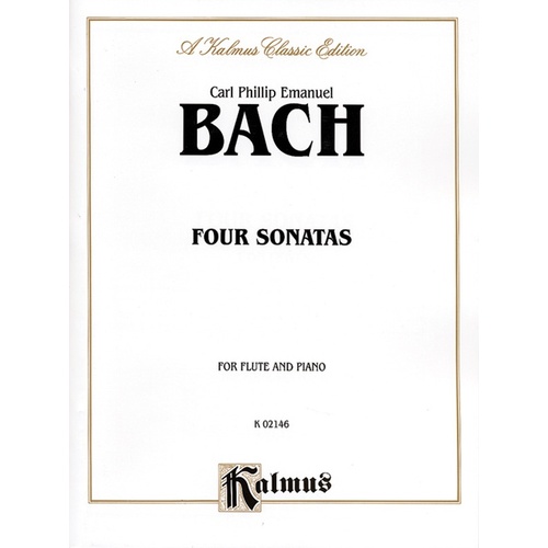 Four Sonatas for Flute and Piano Sheet Music