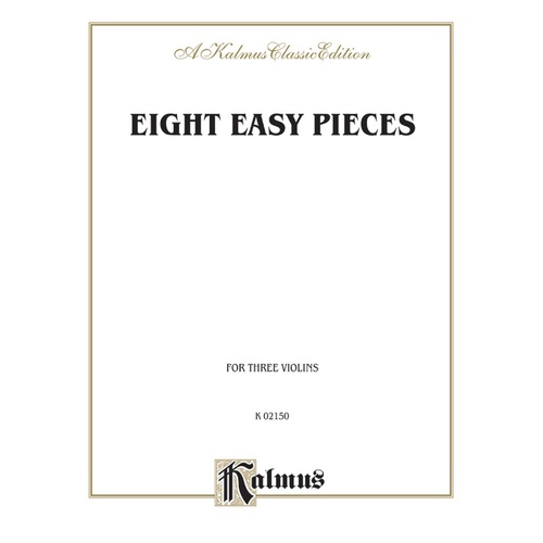 Easy Pieces 8 For 3 Violin