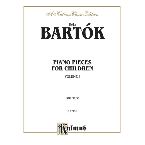Bartok for Children BK 1 Piano Sheet Music