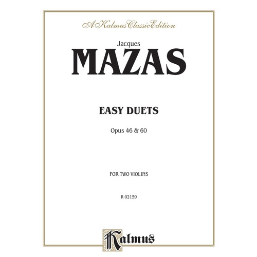 Easy Duets For 2 Violins Op40/60