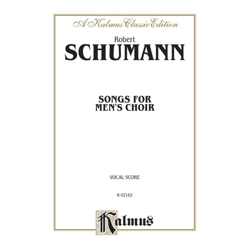 Songs for Men's Choir - Choral Sheet Music