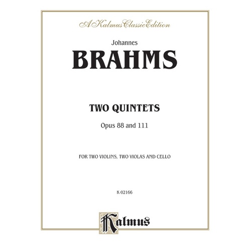 String Quintets Op 88/111 Chamber Sheet Music