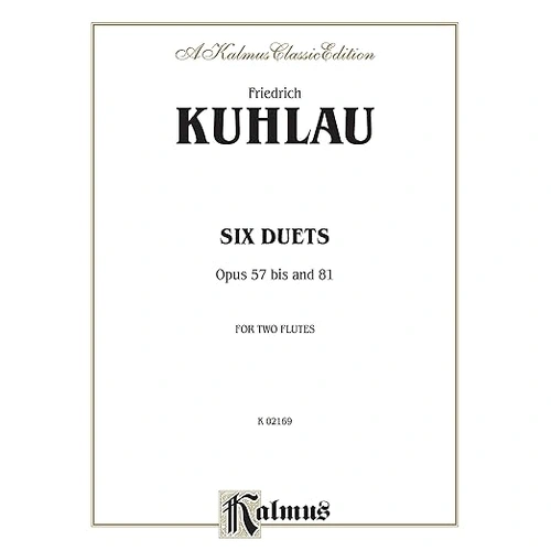 6 Duets for 2 Flute Op. 57/81 - Flute Sheet Music